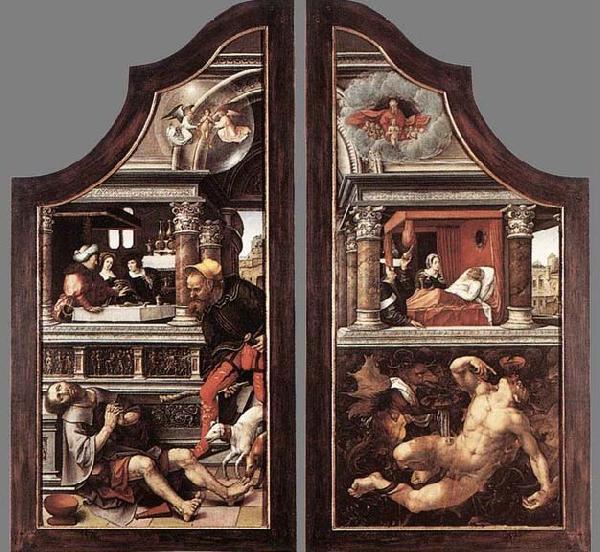 Bernaert Van Orley Triptych of Virtue of Patience